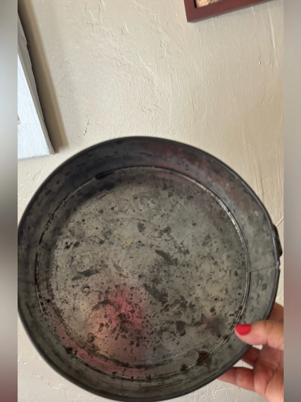 vintage 10” Thurnauer springform cake pan made in Germany, tarnished scratched